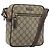 Gucci Borsa a Spalla GG Supreme PVC Beige Oro 233268 Auth 173855 D'oro