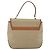 Céline Borsa a mano in tela Macadam CELINE PVC Beige Oro Auth LNZ539 D'oro - vista 2