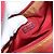 PRADA Borsa a mano in nylon rosso argento Auth LNZ983 - vista 10
