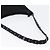 Borsa a Spalla Chain Vala in Nylon Nero Salvatore Ferragamo Auth BA10885 - vista 7