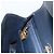 GUCCI Schultertasche aus Leder in Marineblau und Gold Auth LNZ977 Golden - Ansicht 9