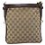 Borsa a Spalla GG Canvas Gucci Beige Oro 109106 Auth 173911 D'oro - vista 13