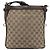 Borsa a Spalla GG Canvas Gucci Beige Oro 109106 Auth 173911 D'oro - vista 2
