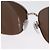 Bulgari Gafas de sol BVLGARI metal Marrón 6066-B Auth BA11295V Castaño - vista 15