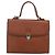 Borsa a mano Burberry in pelle 2 vie marrone oro Auth hk3526 D'oro - vista 13