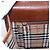 Borsa a mano Burberry in pelle 2 vie marrone oro Auth hk3526 D'oro - vista 21