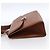Borsa a mano Burberry in pelle 2 vie marrone oro Auth hk3526 D'oro - vista 3