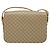 Céline Bolsa de ombro em lona Macadam Celine com estampa de carruagem PVC bege ouro Auth 172407 Dourado - vista 2