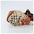 Borsa a spalla Nova Check in PVC beige e oro Auth LNZ329A di BURBERRY D'oro - vista 3