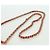 CHANEL Pochette a Spalla Choco Bar con Catena in Pelle di Agnello Rosa Oro CC Auth LNZ440SAM D'oro - vista 14