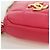 CHANEL Pochette a Spalla Choco Bar con Catena in Pelle di Agnello Rosa Oro CC Auth LNZ440SAM D'oro - vista 15