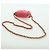 CHANEL Pochette a Spalla Choco Bar con Catena in Pelle di Agnello Rosa Oro CC Auth LNZ440SAM D'oro - vista 7