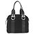 Borsa Tote Christian Dior in nylon nero argento Auth BSZ026V - vista 2