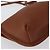 Borsa a spalla in pelle marrone con chiusura Turn Lock Coach, oro, Auth mr1507 D'oro - vista 16
