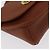 Borsa a spalla in pelle marrone con chiusura Turn Lock Coach, oro, Auth mr1507 D'oro - vista 8