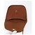 Borsa a spalla in pelle marrone con chiusura Turn Lock Coach, oro, Auth mr1507 D'oro - vista 9