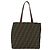 FENDI Zucca Canvas Handtasche Schwarz Braun Auth 173796 - Ansicht 13
