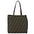 FENDI Zucca Canvas Handtasche Schwarz Braun Auth 173796 - Ansicht 2