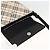 Borsa a Spalla Nova Check Burberry in Tela Beige Nera Argento Autentica 174064 Nero - vista 10
