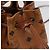 Borsa a Spalla MCM Vicetos Logogram in Pelle PVC Marrone Oro Auth BA11006 D'oro - vista 10