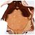 Borsa a Spalla MCM Vicetos Logogram in Pelle PVC Marrone Oro Auth BA11006 D'oro - vista 12