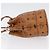 Borsa a Spalla MCM Vicetos Logogram in Pelle PVC Marrone Oro Auth BA11006 D'oro - vista 4