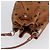 Borsa a Spalla MCM Vicetos Logogram in Pelle PVC Marrone Oro Auth BA11006 D'oro - vista 6