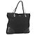 PRADA Borsa a mano in nylon nero argento Auth ka2874