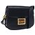 Gucci Borsa a Spalla in Pelle Blu Navy Oro Auth 169677 D'oro