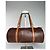 Vintage Etro Paisley Monogram Leder Bowlingtasche Orange - Ansicht 6