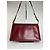 Vintage Givenchy Schultertasche aus Leder in Burgunderrot Bordeaux - Ansicht 2