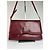 Vintage Givenchy Schultertasche aus Leder in Burgunderrot Bordeaux - Ansicht 8