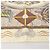 Foulard in seta Hermès Carré 90 "REVE D’AUSTRALIE" in Beige - vista 6