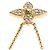 Louis Vuitton Anhänger Sternblüte Diamant Halskette Golden - Ansicht 6
