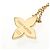 Louis Vuitton Anhänger Sternblüte Diamant Halskette Golden - Ansicht 8