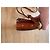 Chloé Borsa a Spalla Chloe Nile in Pelle Marrone - vista 7