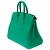 Hermès Borsa HERMES Birkin 25 in Pelle Verde - 103385 - vista 8