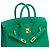 Hermès Borsa HERMES Birkin 25 in Pelle Verde - 103385 - vista 9
