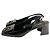 Louis Vuitton Lackleder-Pumps Shake 41 Schwarz - Ansicht 3