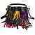 Saint Laurent Emmanuelle Bag Small Leather Fringe Bucket Crossbody Multicolour Black - view 8