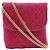 Pochette in Cotone Chanel con Catena Rosso