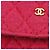 Pochette in Cotone Chanel con Catena Rosso - vista 6