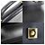 Borsa a tracolla in vitello Danube 38 di Hermès Nero - vista 8