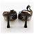 Pumps in pelle Initiale Louis Vuitton Nero - vista 3