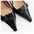 Pumps in pelle Initiale Louis Vuitton Nero - vista 4