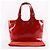 Borsa tote 2 in 1 in pelle lucida con logo perforato Tory Burch Rosso - vista 17
