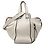 LOEWE White Small Leather Hammock Satchel