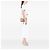 Saint Laurent Rosa Medio Pelle di Vitello Liscia Classica Monogramma Kate Borsa a Tracolla con Frange - vista 7