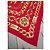 Foulard in seta Chanel Rosso con Stampa Catena e Monete D'oro - vista 4