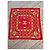 Foulard in seta Chanel Rosso con Stampa Catena e Monete D'oro - vista 7